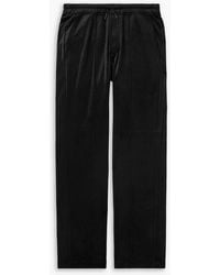Tom Ford - Wide-Leg Silk And Cotton-Blend Velvet Pants - Lyst