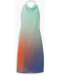 Gauchère - Kleid aus seidenchiffon mit farbverlauf - Lyst