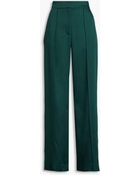 Jonathan Simkhai - Kyra Satin-crepe Wide-leg Pants - Lyst