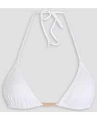 Melissa Odabash - Andorra Embellished Triangle Bikini Top - Lyst