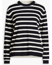 Chinti & Parker - Striped Wool And Cashmere-blend Sweater - Lyst