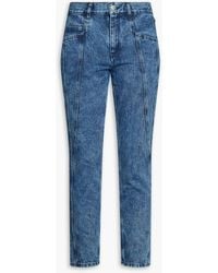 Isabel Marant - Vikira High-Rise Slim-Leg Jeans - Lyst