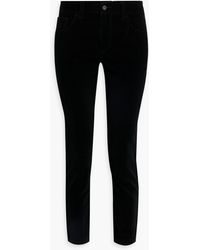 Dolce & Gabbana - Cotton-blend Corduroy Slim-leg Pants - Lyst