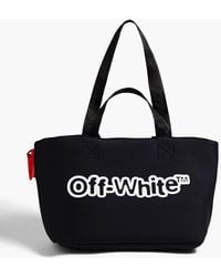 Off-White c/o Virgil Abloh Commercial Raffia Tote Bag in Natural 