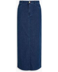 TOVE - Sera Denim Midi Skirt - Lyst