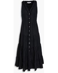 Heidi Klein - Tiered Linen Midi Shirt Dress - Lyst