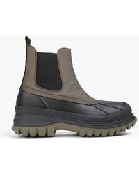 Ganni - Shell And Rubber Ankle Boots - Lyst
