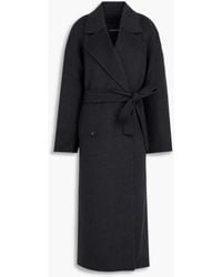 A.Emery - Evans Double-breasted Wool-blend Twill Coat - Lyst