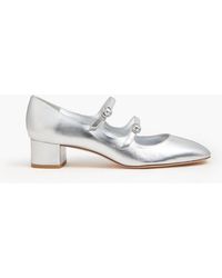 Stuart Weitzman - Mary-jane-pumps "benni" aus -leder - Lyst