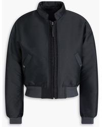Theory - Cyber Twill Bomber Jacket - Lyst