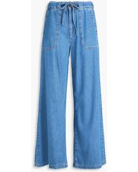 PAIGE - Rumi High-Rise Wide-Leg Jeans - Lyst