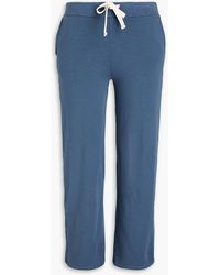 Monrow - Cropped track pants aus french terry - Lyst