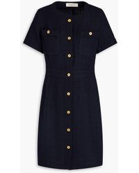 Giuliva Heritage - Vera Wool And Mohair-blend Bouclé Mini Dress - Lyst