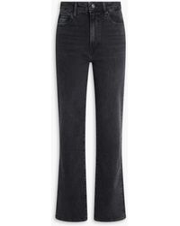 FRAME - The Ruler High-Rise Straight-Leg Jeans - Lyst