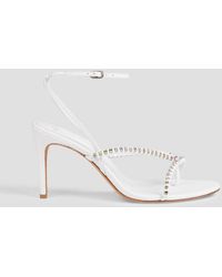 Alexandre Birman - Eva Crystal 85 Embellished Leather Sandals - Lyst