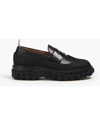 Thom Browne - Leather And Rubber Loafers - Lyst