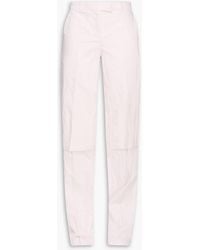 Michael Kors - Cotton-blend Straight-leg Pants - Lyst