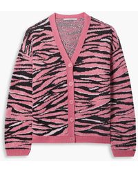 Stella McCartney - Jacquard-knit Wool-blend Cardigan - Lyst