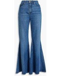 FRAME - The Extreme Flare High-rise Flared Jeans - Lyst