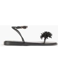 Ancient Greek Sandals - Sandalen "emma" aus leder mit zierperlen - Lyst