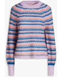 Stella Nova - Laki Striped Knitted Sweater - Lyst