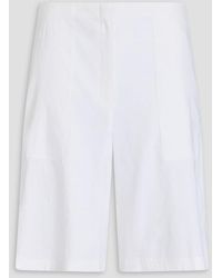 Theory - Shorts aus einer leinenmischung - Lyst