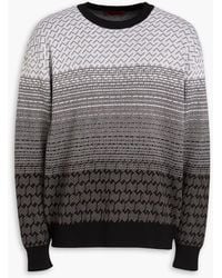 Missoni - Jacquard-knit Wool And Cotton-blend Sweater - Lyst