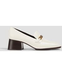 Tory Burch - Perrine Embellished Leather Loafers - Lyst