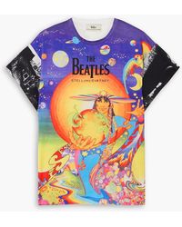 Stella McCartney - The Beatles Get Back Printed Cotton-jersey T-shirt - Lyst