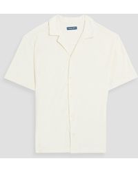 Frescobol Carioca - Cotton, Lyocell And Linen-blend Terry Shirt - Lyst