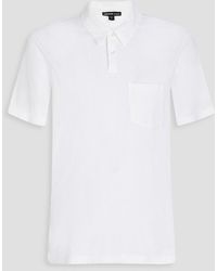 James Perse - Cotton-jersey Polo Shirt - Lyst