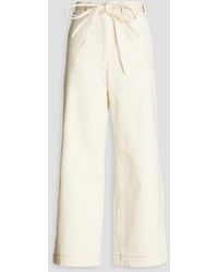Rejina Pyo - Cyrus Belted High-rise Wide-leg Jeans - Lyst