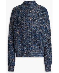 Isabel Marant - Jarren rollkragenpullover aus meliertem rippstrick - Lyst