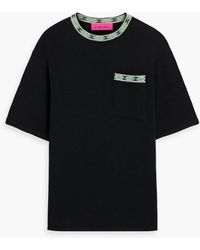 The Elder Statesman - Jacquard-Knit Cotton-Blend T-Shirt - Lyst