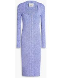 Isabel Marant - Zael Ribbed Merino Wool-Blend Midi Dress - Lyst