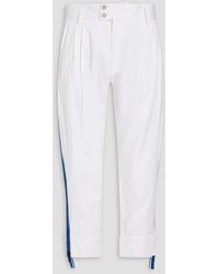 Dolce & Gabbana - Stretch-cotton Twill Pants - Lyst