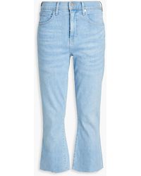 Veronica Beard - Carly hoch sitzende kick-flare-jeans - Lyst