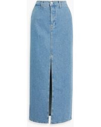 10 Crosby Derek Lam - Denim Maxi Skirt - Lyst