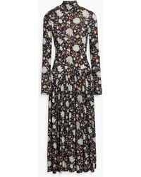 Ulla Johnson - Fernanda midikleid aus stretch-jersey mit floralem print - Lyst