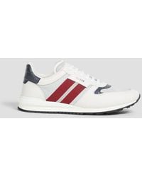 Bally - Astar Mesh And Leather Sneakers - Lyst