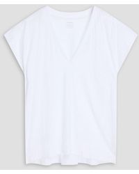 FRAME - Cotton-Jersey T-Shirt - Lyst