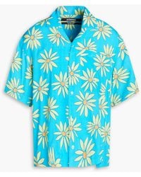 Jacquemus - Jean Floral-print Crepe Shirt - Lyst