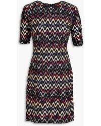 Missoni - Wool-blend Crochet-knit Mini Dress - Lyst