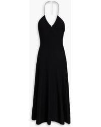 Jonathan Simkhai - Sadira Crystal-Embellished Ribbed-Knit Midi Dress - Lyst