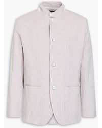 Rag & Bone - Linden Cotton-blend Seersucker Blazer - Lyst