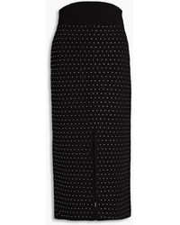 Sandro - Indra Crystal-embellished Knitted Midi Pencil Skirt - Lyst