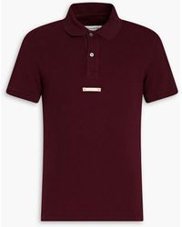 Maison Margiela - Cotton-piqué Polo Shirt - Lyst