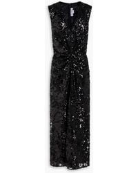 Victoria Beckham - Sequined Tulle Midi Dress - Lyst
