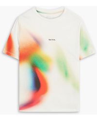 Paul Smith - Torch Light Printed Cotton-jersey T-shirt - Lyst