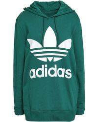 adidas originals oversized sweatshirt in dusky pink